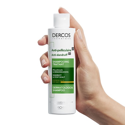 Dercos Vichy shampoo para caspa seca 
