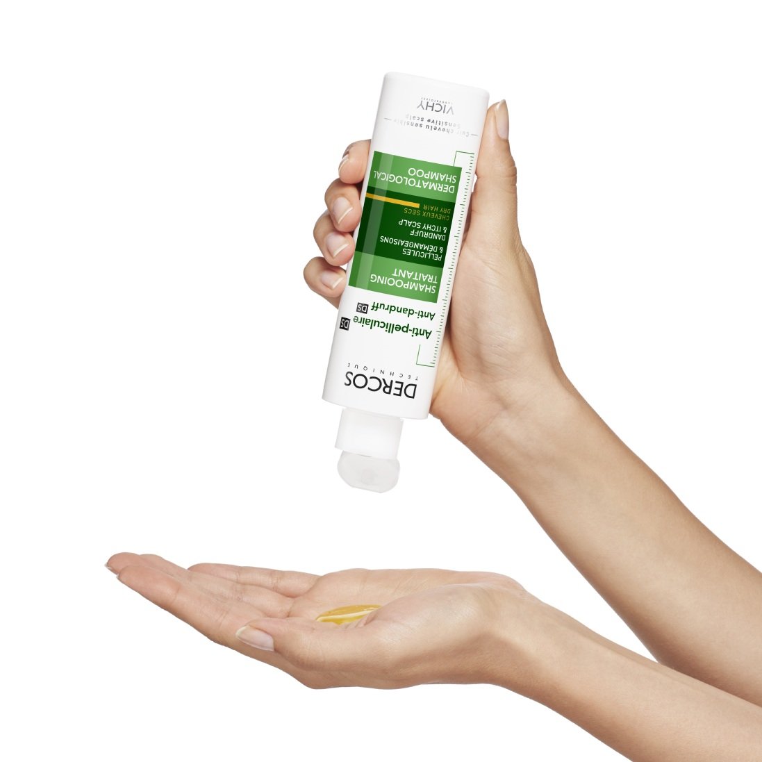 Shampoo dercos Vichy para caspa seca
