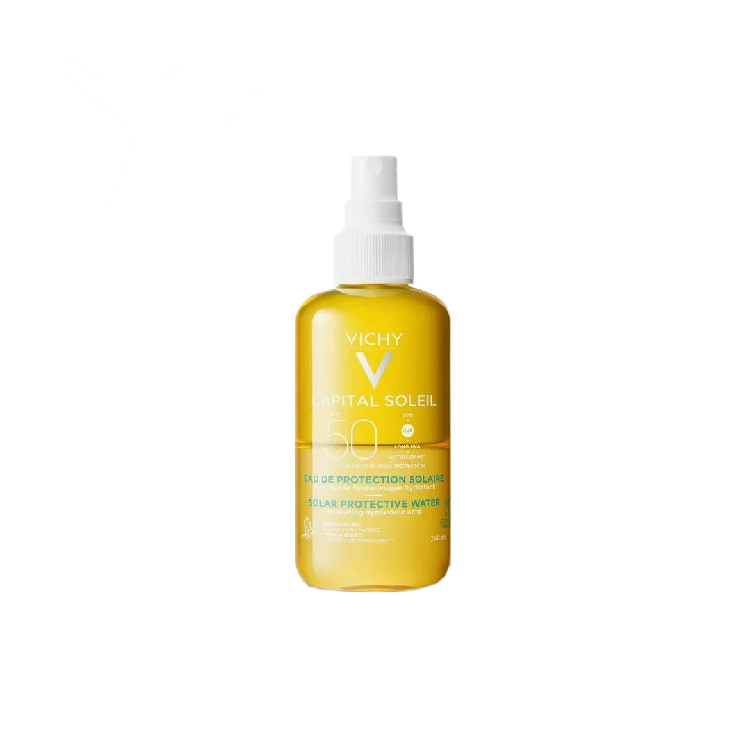 Agua solar hidratante textura extra ligera