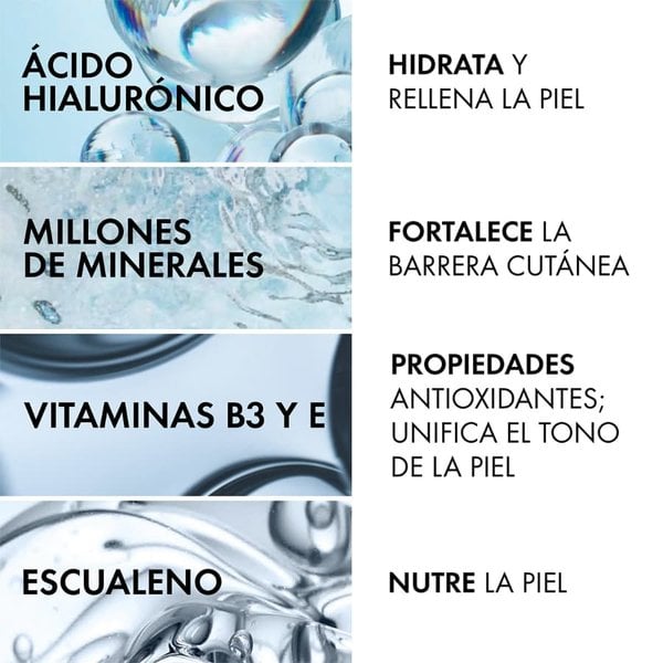 Ingredientes crema Vichy Mineral 89 y para qué sirven